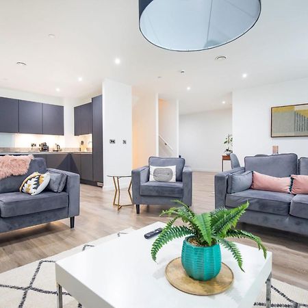 Luxury Free Parking Townhouse Villa Manchester Eksteriør billede